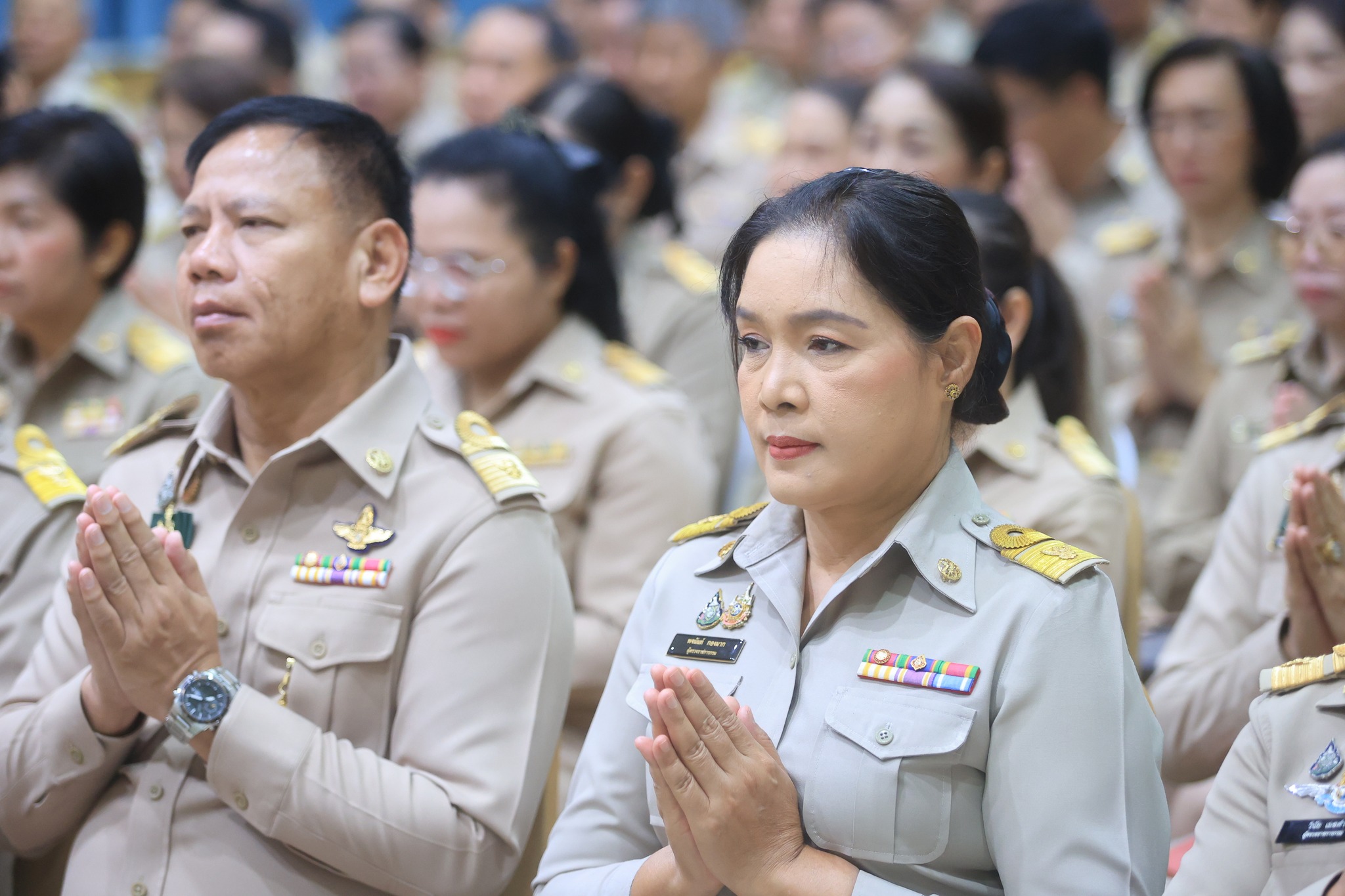 title - ส.ป.ก. จัดพิธีสักการะสิ่งศักดิ์สิทธิ์และพิธีสงฆ์ในโอกาสวันคล้ายวันสถาปนาครบรอบ 51 ปี